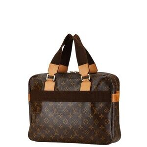 Louis Vuitton Bag Sac Monogram Shoulder Bosphore Brown Leather